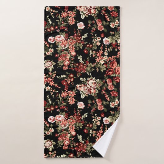 Flowers pattern. Seamless floral background.  バスタオル (バスタオル)