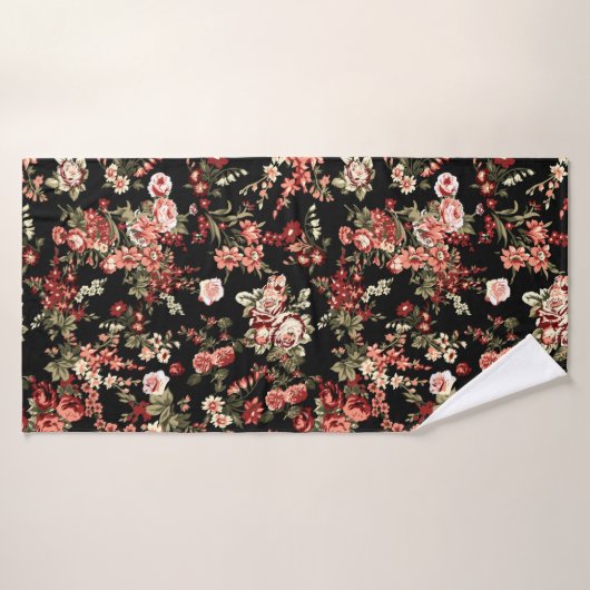 Flowers pattern. Seamless floral background.  バスタオル (バスタオル)