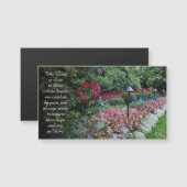 Flowers Photography Encouragement Quote Magnet (正面/裏面)