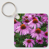Flowers | Pink Coneflower Garden キーホルダー (正面)