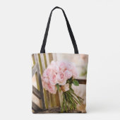 Flowers | Pink Rose Bouquet トートバッグ (裏面)