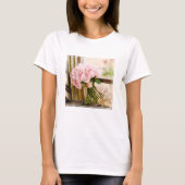 Flowers | Pink Rose Bouquet Tシャツ (正面)