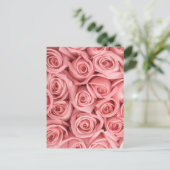 Flowers | Pink Roses ポストカード (スタンド正面)