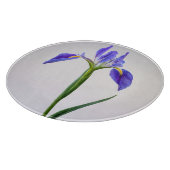 Flowers | Purple Iris Flower カッティングボード (角)