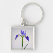 Flowers | Purple Iris Flower キーホルダー (正面)