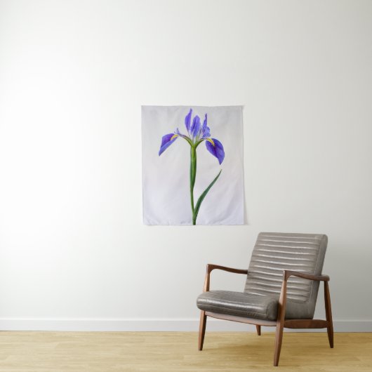 Flowers | Purple Iris Flower タペストリー (インサイチュ)