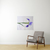 Flowers | Purple Iris Flower タペストリー (インサイチュ(横))