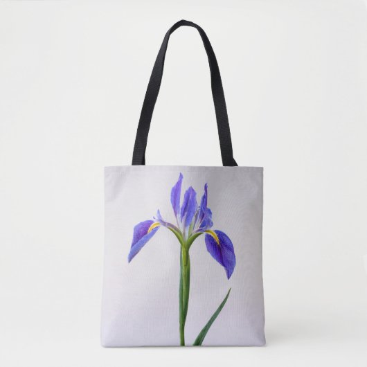 Flowers | Purple Iris Flower トートバッグ (正面)