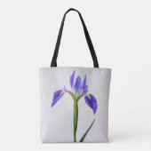 Flowers | Purple Iris Flower トートバッグ (裏面)