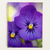 Flowers | Purple Pansies プランナー手帳 (正面)