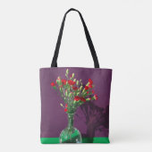 Flowers | Red Carantion Bouquet トートバッグ (裏面)