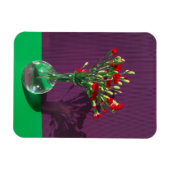 Flowers | Red Carantion Bouquet マグネット (横)