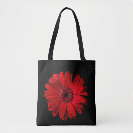 Flowers | Red Gerbera Daisy トートバッグ (正面)