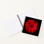 Flowers | Red Gerbera Daisy ノートブック (内部)