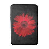 Flowers | Red Gerbera Daisy バスマット (正面縦)