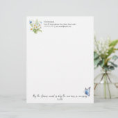 Flowers Remind Us レターヘッド (スタンド正面)