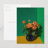 Flowers | Roses in Vase ポストカード (正面/裏面)