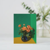 Flowers | Roses in Vase ポストカード (スタンド正面)