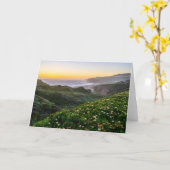 Flowers | Santa Cruz California カード (黄色い花)