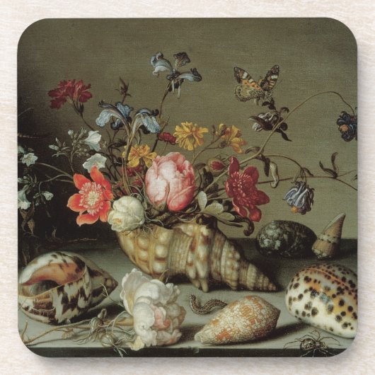 Flowers, Shells and Insects Balthasar van der Ast コースター (正面)