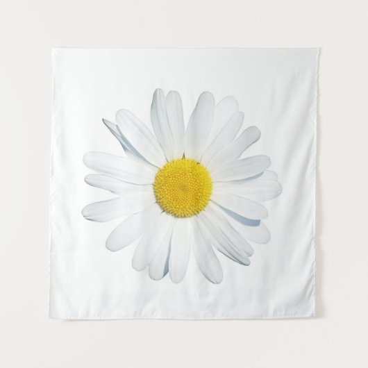 Flowers | Single Daisy タペストリー (正面(横))