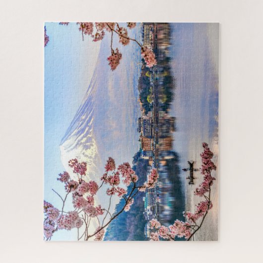 Flowers | Spring Cherry Blossoms Japan ジグソーパズル (縦)