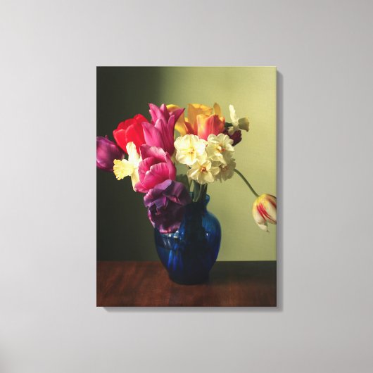 Flowers | Spring Flower Bouquet キャンバスプリント (正面)