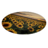 Flowers | Sunflower Field カッティングボード (角)