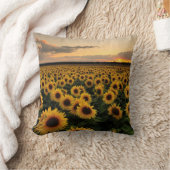 Flowers | Sunflower Field クッション (ブランケット)