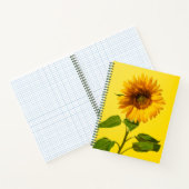 Flowers | Sunflower on Yellow ノートブック (内部)