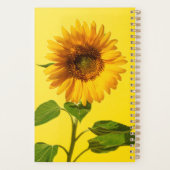 Flowers | Sunflower on Yellow プランナー手帳 (裏面)