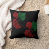  Flowers Throw Pillow クッション (ブランケット)