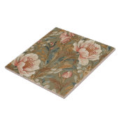 Flowers,Vintage, Glamorous Garden Blooms タイル (側面)