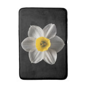 Flowers | White Daffodil Flower バスマット (正面縦)