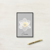 Flowers | White Daffodil Flower ポストイット (デスク上)