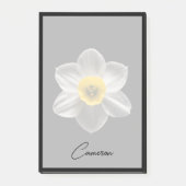 Flowers | White Daffodil Flower ポストイット (正面)