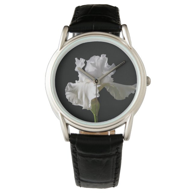 Flowers | White Iris 腕時計 (正面)