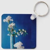 Flowers | White Iris in Vase キーホルダー (裏面)