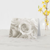 Flowers | White Roses カード (黄色い花)