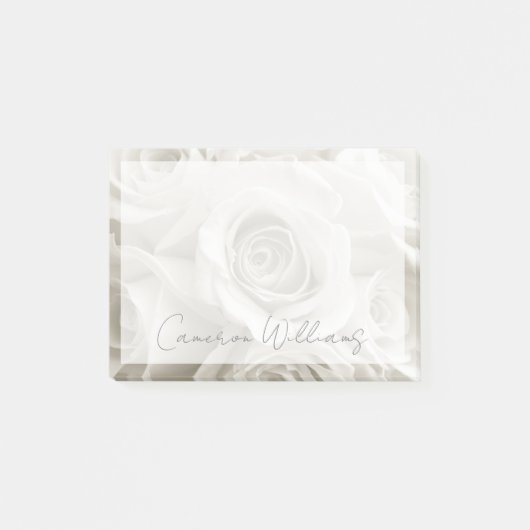 Flowers | White Roses ポストイット (正面)