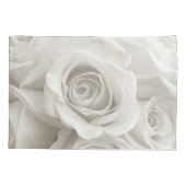 Flowers | White Roses 枕カバー (裏面)