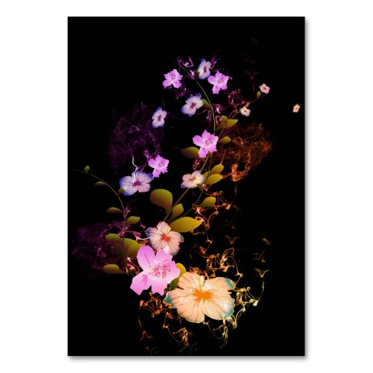 Flowers With Fires テーブルナンバー (正面)