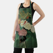 Flowers with Ivy by Henri Rousseau,ヴィンテージフローラ エプロン (インサイチュ)