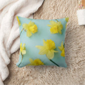 Flowers | Yellow Daffodils クッション (ブランケット)
