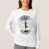 Flowertree of Life Longsleeve Tシャツ (正面)