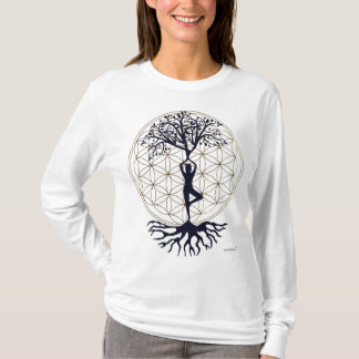 Flowertree of Life Longsleeve Tシャツ