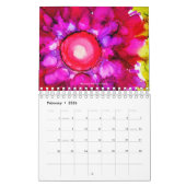 Flowerworks - 2025年12か月アートカレンダー カレンダー (2月 2026)