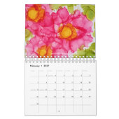 Flowerworks - 2026 Twelve Month Art Calendar カレンダー (2月 2027)