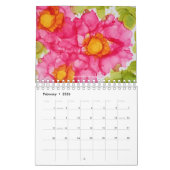 Flowerworks - 2026 Twelve Month Art Calendar カレンダー (2月 2026)