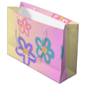 Flowery cute Gift bag ラージペーパーバッグ (正面アングル)